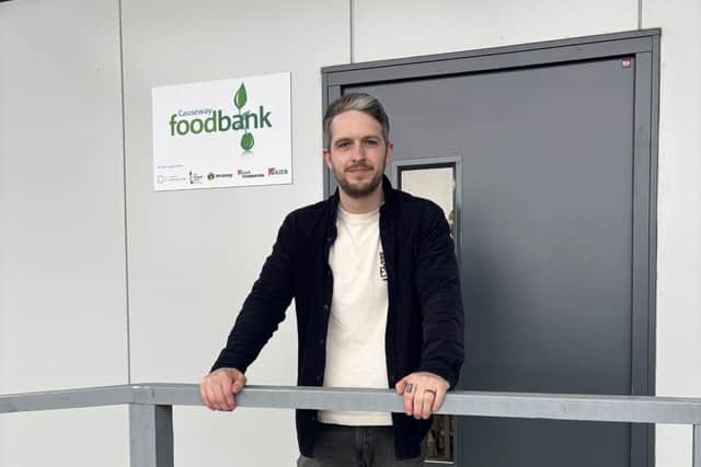 Phil Drummond, Provisions Manager at Vineyard Compassion, Coleraine.