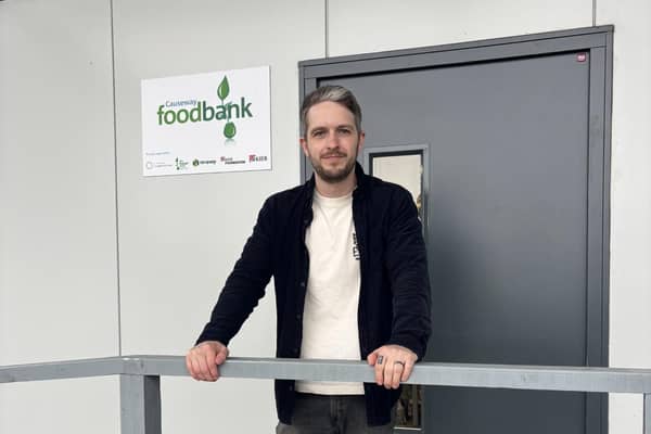Phil Drummond, Provisions Manager at Vineyard Compassion, Coleraine.
