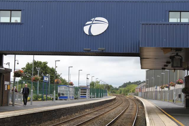 Lurgan Train Station.