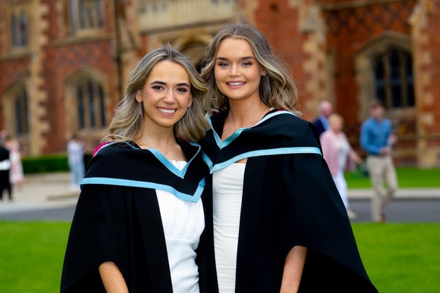 Emelie Ferguson and Catherine Duffin graduated with a degree in Pharmacy.