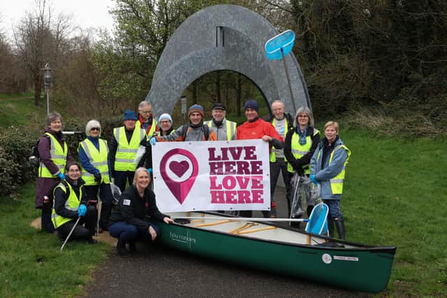 Lagan Valley Regional Park rangers and volunteers join in the Live Here Love Here Big Spring Clean