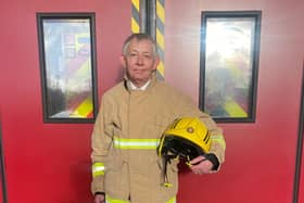 Northern Ireland Fire & Rescue Service Watch Commander Tommy Torbitt has been awarded the King’s Fire Service Medal (KFSM) in the 2023 New Year’s Honours list. Picture: released by NIFRS.