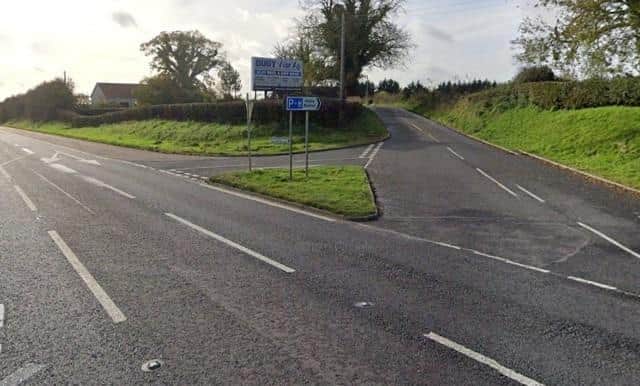 Lisburn and Castlereagh Councillors have expressed concerns about the safety of the A26 Road junction at Moira. Pic credit: Google