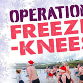 Take to the waves on Christmas Day in Operation Freeze Knees in aid of the NI Hospice. Credit Autozone