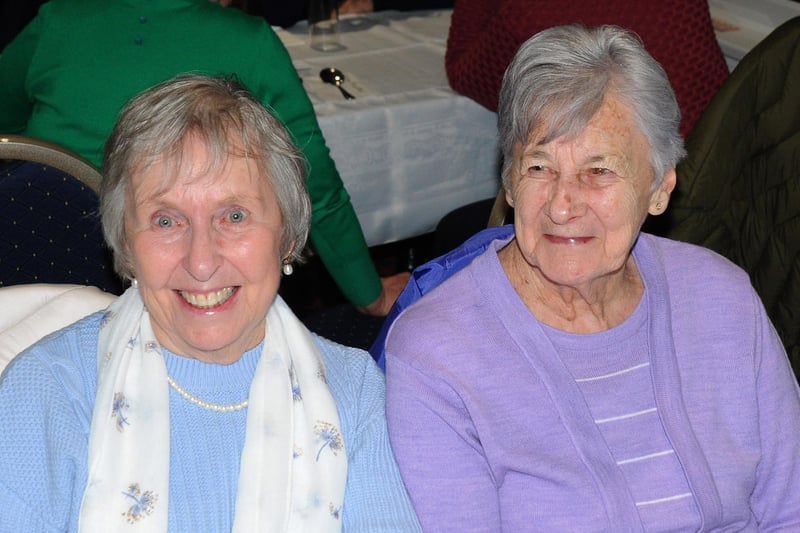 Margaret Johnston and Hazel Bigham