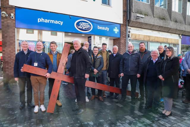 Lisburn City Centre churches came together on Good Friday for the annual Walk of Witness.