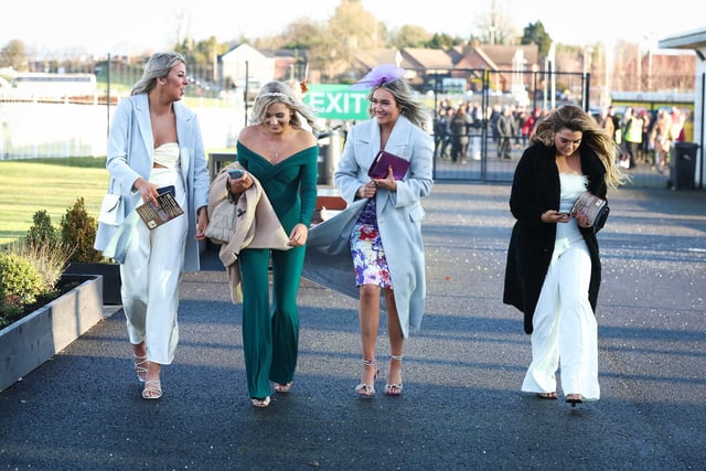 Racegoers pictured at the Metcollect Boxing Day Race meeting.