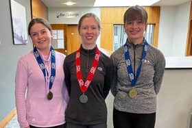 Portstewart sisters Aimee, Caitlin and Lauren Wilson who have qualified for the World Teen Championships at Pinehurst, North Carolina. Credit Portstewart GC