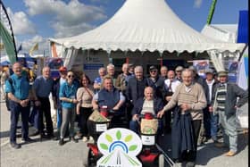 Ederney Plough On Group Volunteer Cormac with Rural Support Staff &amp; Plough On Leaders