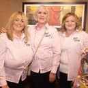 Three members of the Just Sing Ladies Choir pictured at the ladies and children's choirs Summer Celebration concert at Craigavon Civic Centre. From left are Cherith Boyd, Joy Gillespie and Joanne Wilson. PT17-200.