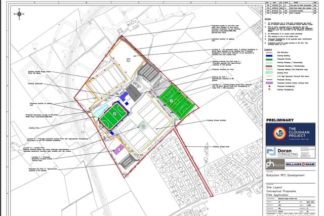 The Cloughan Project site plan.