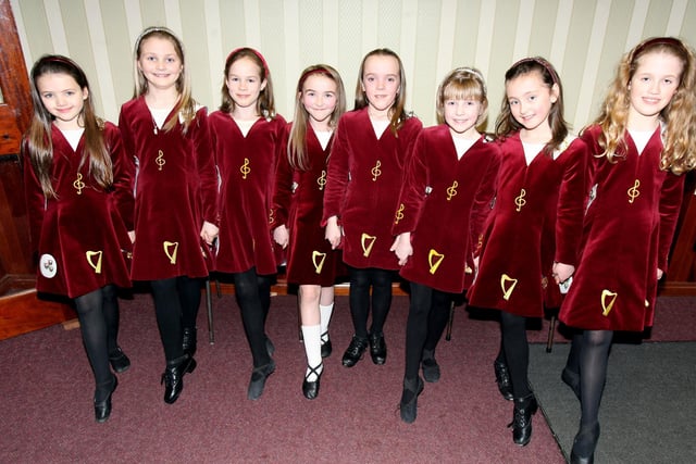 The Dominic Graham School of Dancing Dancers who entertained during St. Patrick's Night in St. Patrick's Hall Portrush in 2007