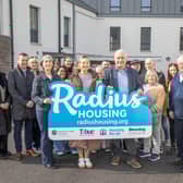 Celebratory event for new tenants at Riverside, Antrim
