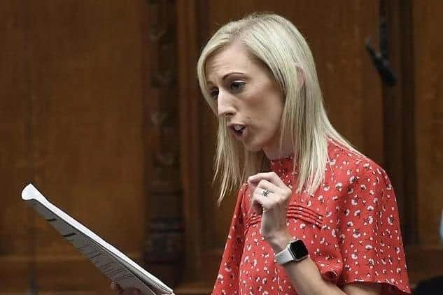 Carla Lockhart MP has launched a campaign to keep free public transport for over 60s in Northern Ireland.  Picture: Carla Lockhart