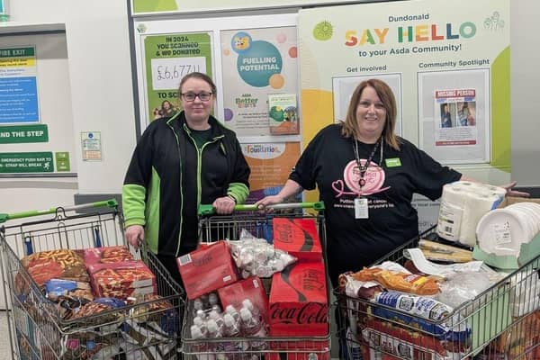 Asda Dundonald colleagues ready to donate supplies after Storm Éowyn