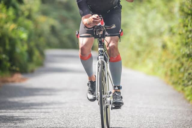 Kilrea 18-year-old Lorcan Calvert in action at the Cork Ironman event in August. Credit: Sportograf