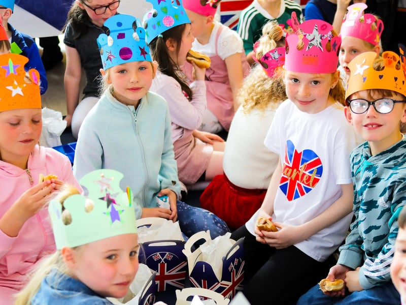 Coronation Big Lunch Celebrations at Harpur's Hill Primary School.