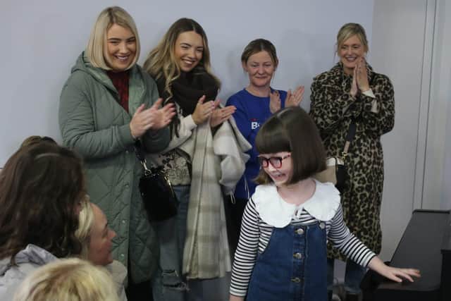 A round of applause for the young charity champion.