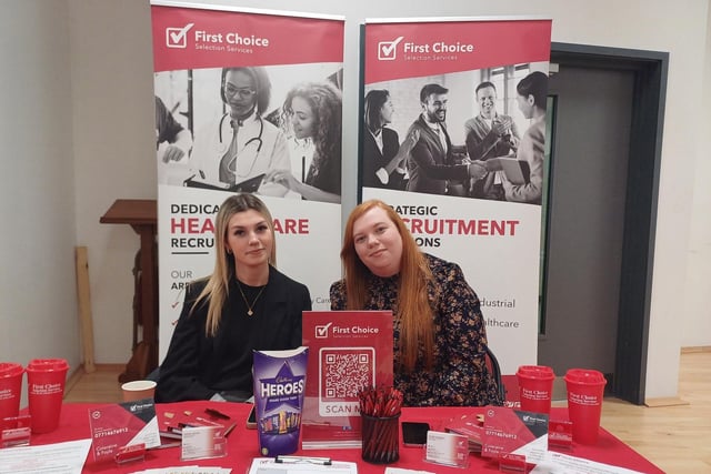 Sophie Linton and Stacey Maxwell from First Choice Selection Services Ltd.