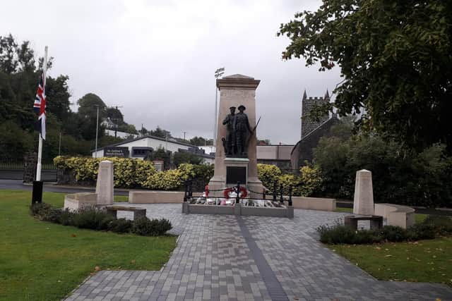 Larne War Memorial at Inver.