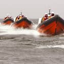 Vessels from Lough Neagh Rescue in action on the Lough. Credit: Lough Neagh Rescue