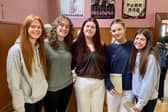 Kristen Moore, Lydia Nimick, Sophie Jones, Lucy McClung and Katie Spence.