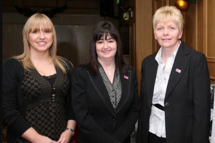 Lisa Hueston, Kate Burns and Claire McAuley attended a CLIC Sargent lunch held at the Clarion Hotel in 2007.