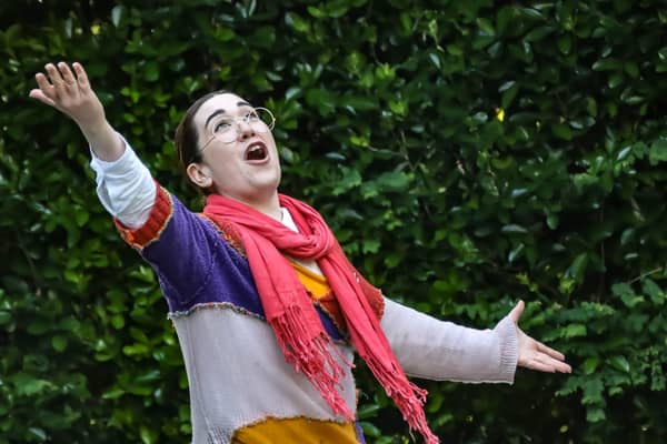 Penlee-Kaylie-McCarroll, a cast member of Heartbreak Production’s Bad Dad which will be performed at Bangor Castle Walled Garden on July 4 and 5