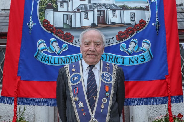 93 Year Old Stewarty Clarke of Ballinderry Black Reds. Pic by Norman Briggs, rnbphotographyni