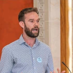 Phil Caron has been selected for the prestigious Fellowship Programme run by the Centre for Democracy and Peace. CREDIT BROWN O'CONNOR IRELAND