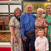 Roderic & Joan West with their family.