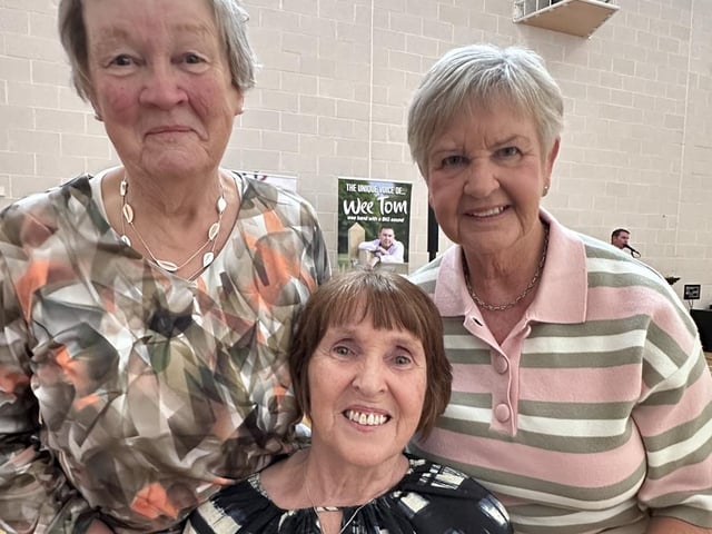 Smiles all round at the tea dance held at the Brownlow Hub.