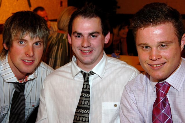 Friends together at the RT Autoparts East Tyrone CC 60th anniversary presentation dinner in 2007.
