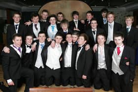 These boys enjoy the Valentine's Ball at the Royal Court Hotel in 2010.
