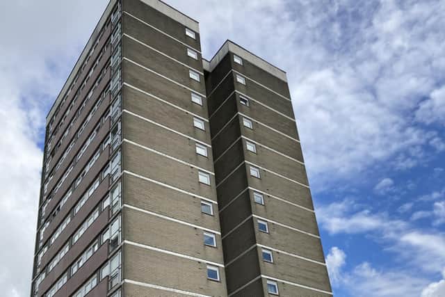 Dunmurry Tower Blocks which are to be demolished as part of a scheme by the Housing Executive. Pic credit: Local Democracy Reporting Service