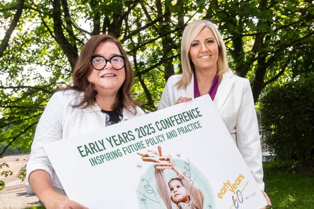 Pauline Walmsley, Chief Executive Early Years and Diane Forsythe MLA, Assembly Private Secretary to the Education Minister