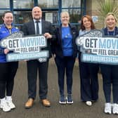 St Anthony’s Primary School in Craigavon has signed up to the ABC Get Moving programme, which will see staff and pupils across the school embrace active habits to promote physical activity and positive well-being. Picture: ABC Borough Council