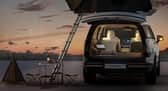 The Santa Fe Hyundai, perfect for camping