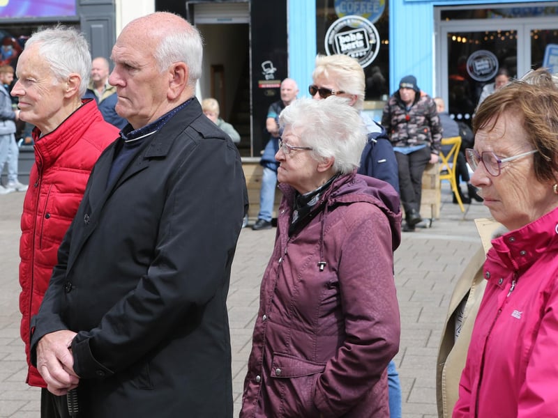 Commemorating D-Day in Coleraine.