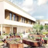 Artist’s impression of the new Birch Hill hospital. Pic: Northern Health and Social Care Trust