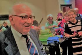 Bob Colhoun pictured on his 90th birthday