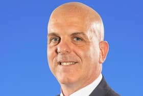 Councillor Paul Burke welcomes leisure centre price freeze. Pic credit: McAuley Multimedia