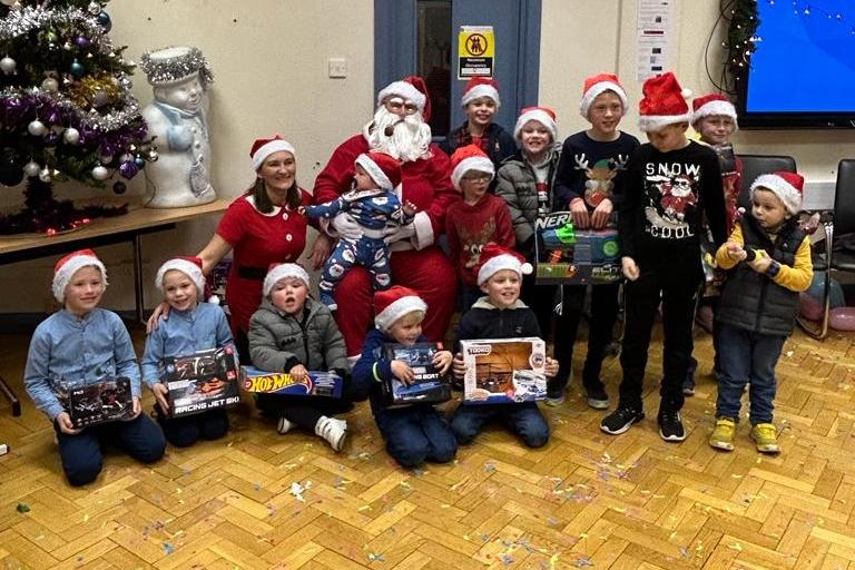 Lots of children received a lovely present from Fireman Santa at the Annual Christmas Party at Portadown Fire Station.