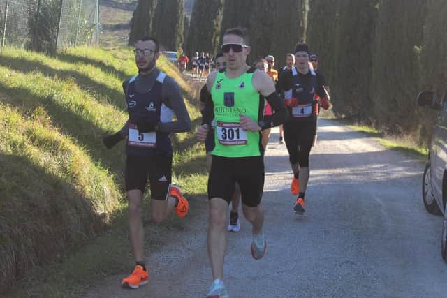 James Thompson at the “Up and down for the Tower of Gnicche” 12km