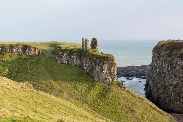 There’s a reason why the North Coast has received an astonishing 98 per cent approval rating from tourists on TripAdvisor. 
One of the most distinctive landmarks, though easily overlooked, is the ruined Dunseverick Castle, founded by a Gaelic chieftain in the 5th century, before becoming inhabited by the O’Cahan and MacDonnell clans until the 1600s. 
From there, it’s a short journey west to the famous Giant’s Causeway, while also taking in the instantly recognisable Organ, Giant’s Boot and Giant’s Gate before coming to the famous basalt columns. 
Bear in mind, though, that this is strictly a one-way trail so you’ll possibly need to arrange a lift at the end.