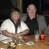 Pictured at the Northern Ireland Air Ambulance charity night in the Ashburn Hotel are from left, Liz Cairns, Mervyn Liggett and Michelle Wall. LM09-210.