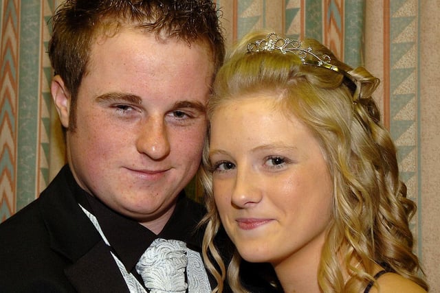 Pictured at Magherafelt High School formal in 2007 were Mark and Jemma.
