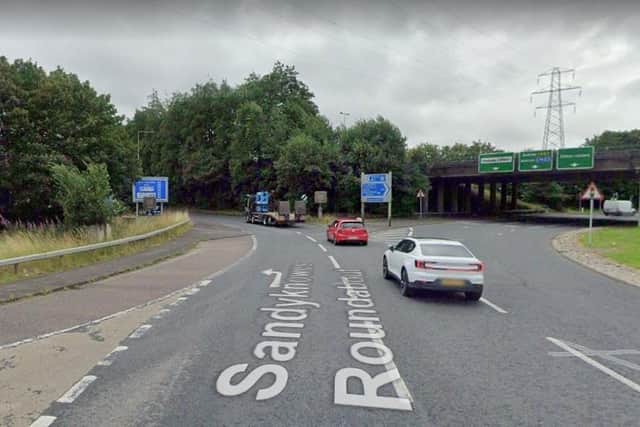 Sandyknowes roundabout at Glengormley. Picture: Google