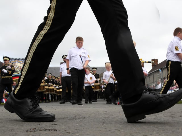 One of the major events in the Northern Ireland parading calendar, the Sham Fight at Scarva, took place on Saturday.