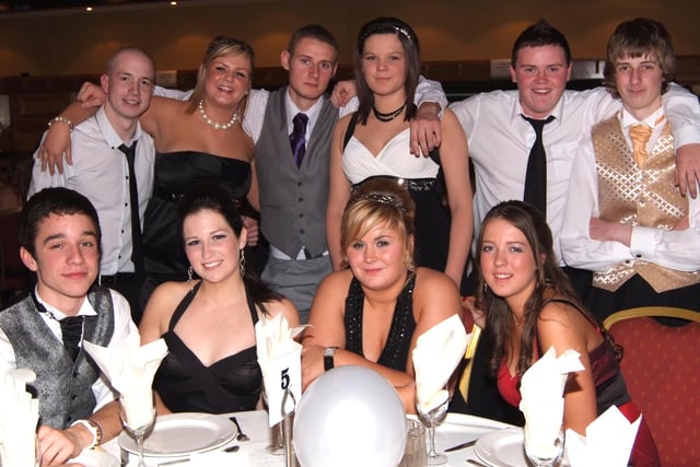 This happy group of Nigel White and friends enjoying the evening at Dominican formal in 2009
